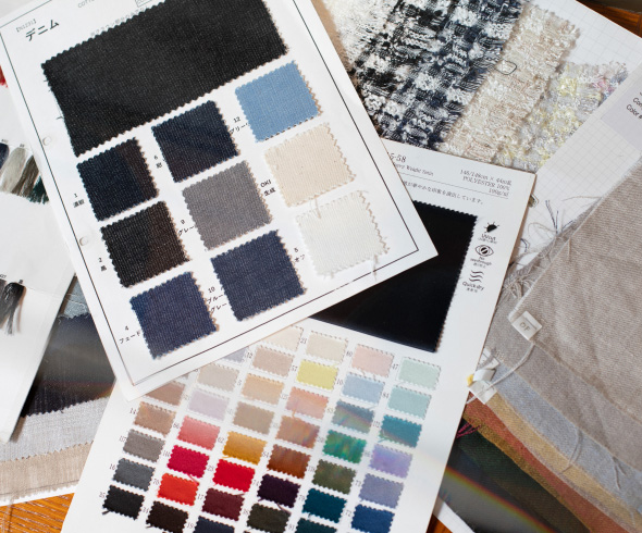 Choose the material and color