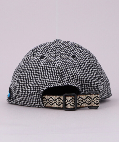 KAVU CHECK BB CAP BLACK x WHITE ONESIZE
