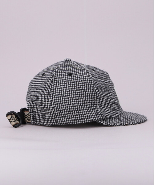KAVU CHECK BB CAP BLACK x WHITE ONESIZE