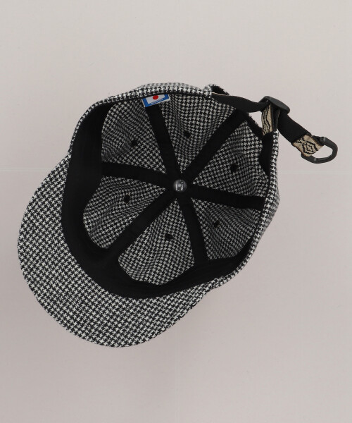 KAVU CHECK BB CAP BLACK x WHITE ONESIZE