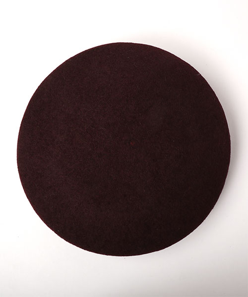 RE BERET WINE RED ONESIZE
