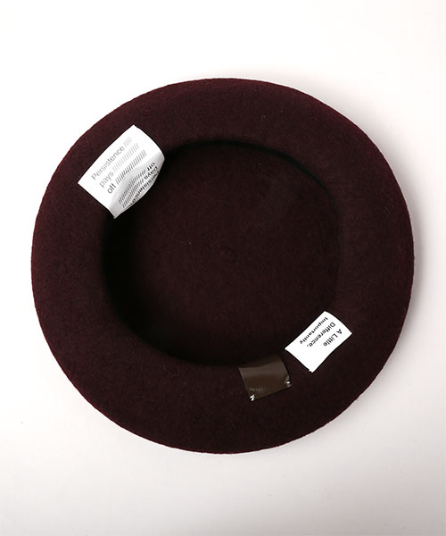 RE BERET WINE RED ONESIZE