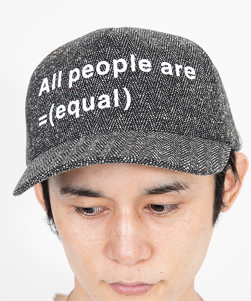 HK EQUAL CAP(ONESIZE BLACK): キャップ｜帽子通販｜CA4LA（カシラ 
