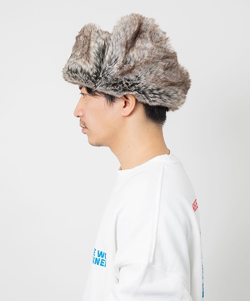モデル頭囲：58cm 着用サイズ：ONESIZE
