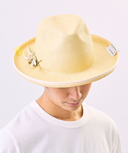 モデル頭囲：58cm 着用サイズ：ONESIZE