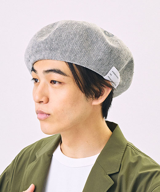 モデル頭囲：58cm 着用サイズ：ONESIZE