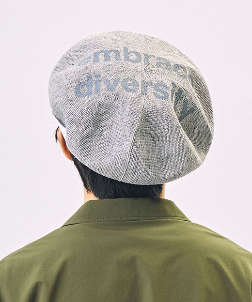 モデル頭囲：58cm 着用サイズ：ONESIZE