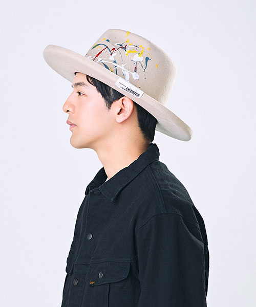 モデル頭囲：56cm 着用サイズ：ONESIZE