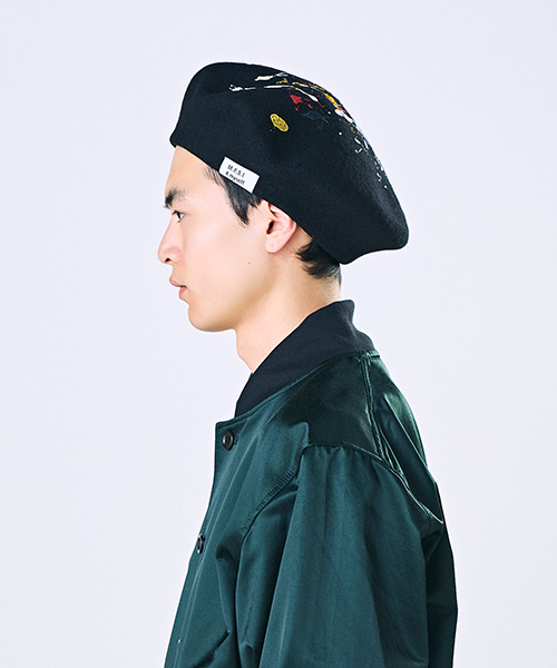 モデル頭囲：59cm 着用サイズ：ONESIZE