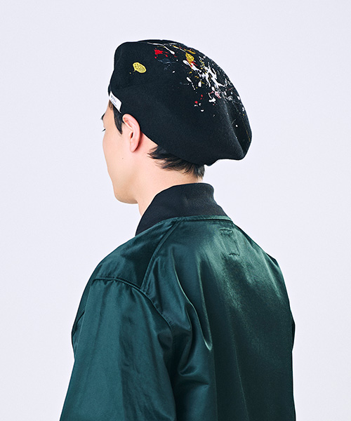 モデル頭囲：59cm 着用サイズ：ONESIZE