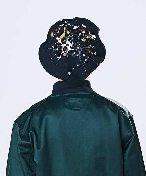 モデル頭囲：59cm 着用サイズ：ONESIZE