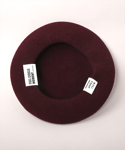 PAINTED BERET BLACK ONESIZE