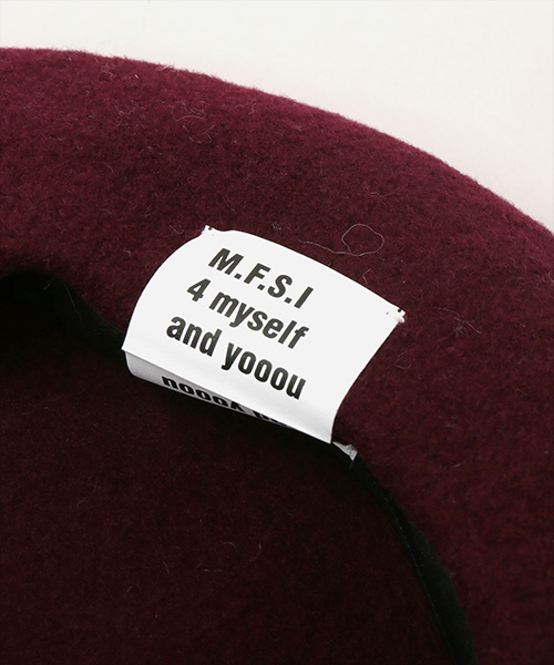 PAINTED BERET BLACK ONESIZE