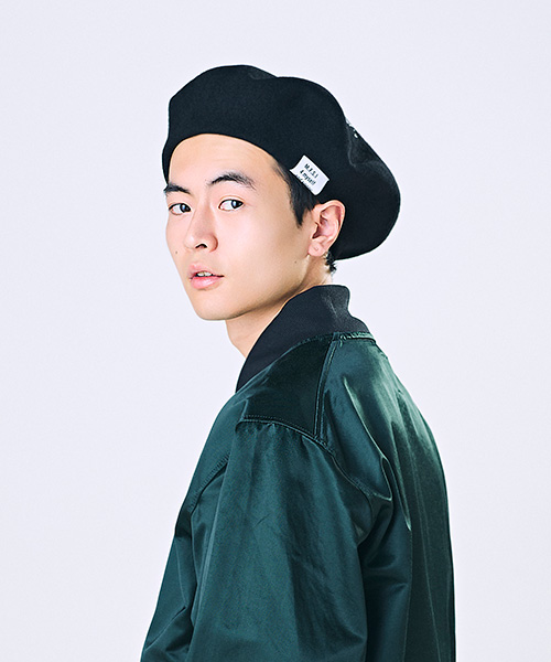 モデル頭囲：59cm 着用サイズ：ONESIZE