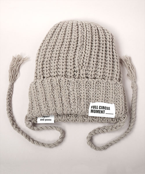 PIGTAIL KNIT GRAY ONESIZE