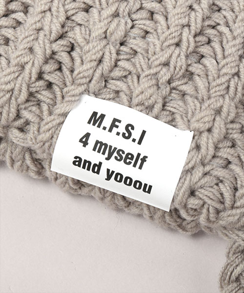 PIGTAIL KNIT GRAY ONESIZE