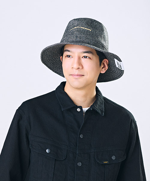 モデル頭囲：56cm 着用サイズ：ONESIZE