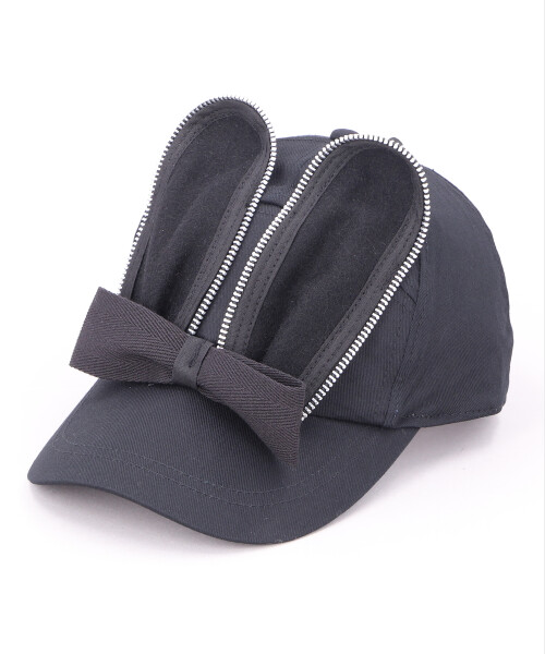 ZIP BUUNY CAP BLACK ONESIZE