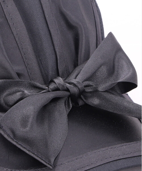 SATIN BUUNY CAP BLACK ONESIZE