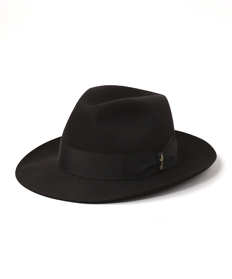 ALESSANDRIA WIDE BRIM 390299 BLACK x BLACK 57