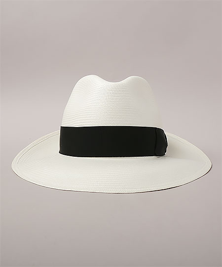 FINE WIDE BRIM 140340 WHITE x WHITE 57