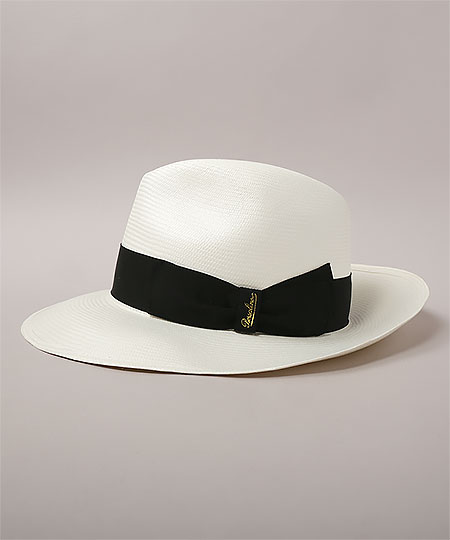 FINE WIDE BRIM 140340 WHITE x WHITE 57