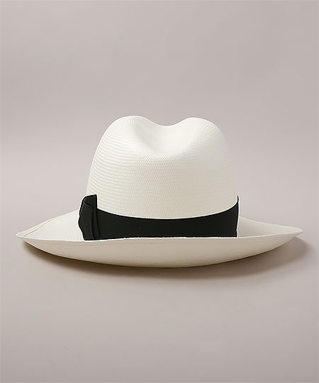 FINE WIDE BRIM 140340 WHITE x WHITE 57
