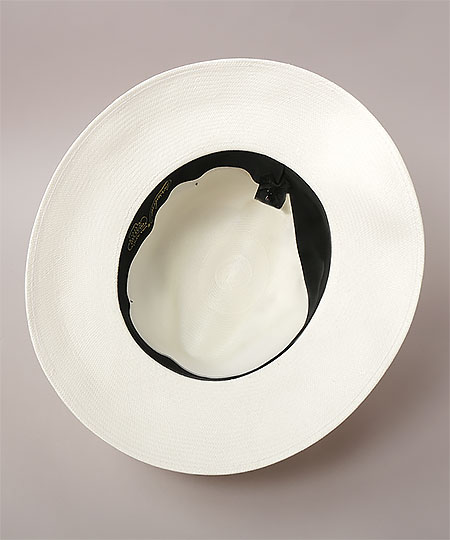 FINE WIDE BRIM 140340 WHITE x WHITE 57