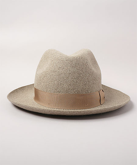 MARENGO WIDE BRIM 490022 BEIGE x BEIGE 58