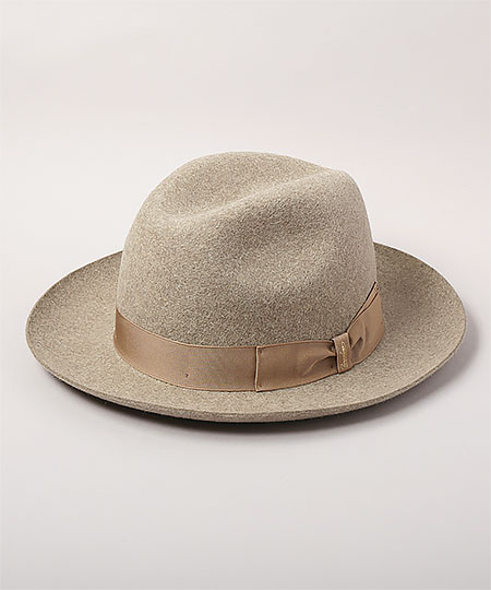 MARENGO WIDE BRIM 490022 BEIGE x BEIGE 58