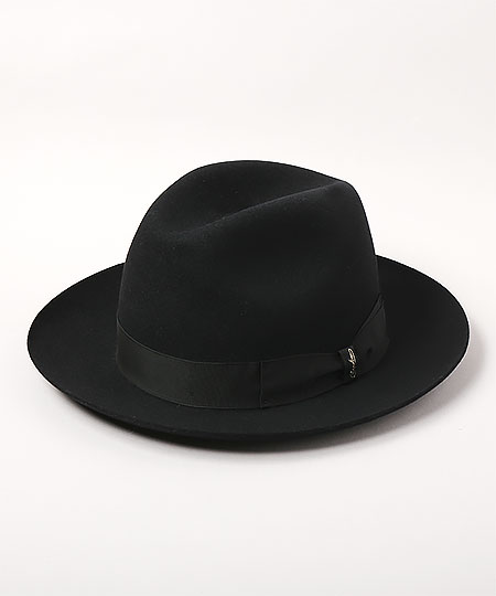 MARENGO WIDE BRIM 490022 BLACK x BLACK 59