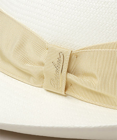 FINE WIDE BRIM 140340 WHITE x BEIGE 57