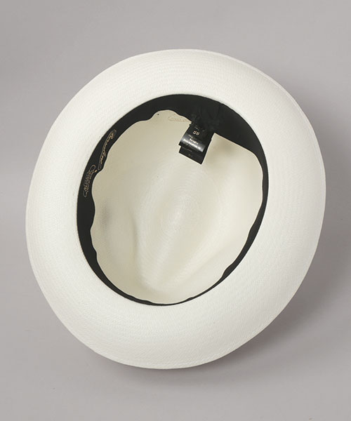 FINE MIDDIUM BRIM 140338 WHITE x BLACK 57