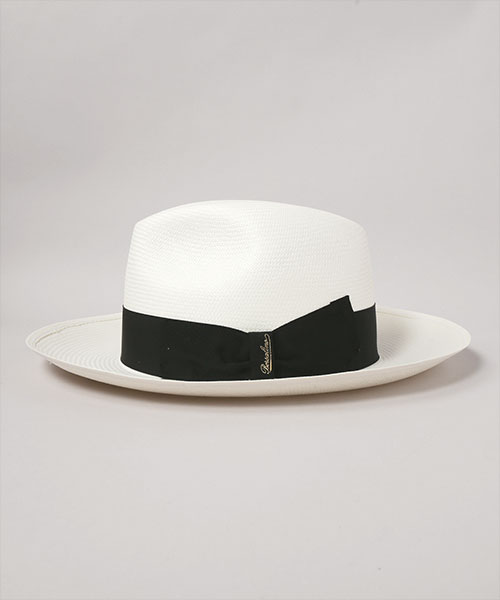 FINE WIDE BRIM 140340 WHITE x BLACK 57