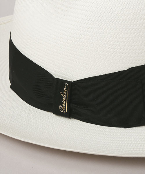 FINE WIDE BRIM 140340 WHITE x BLACK 57