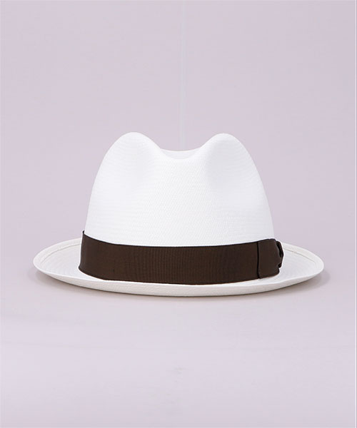 FINE SHORT BRIM 141055 WHITE x BLACK 58