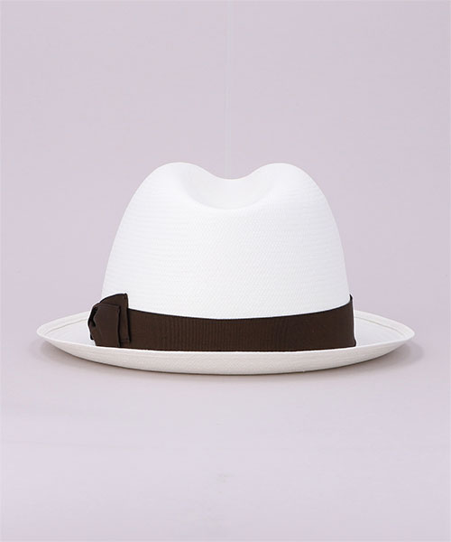 FINE SHORT BRIM 141055 WHITE x BLACK 58