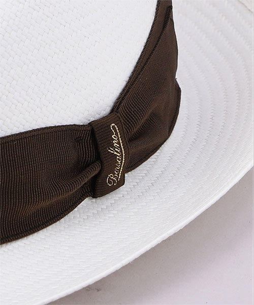 FINE SHORT BRIM 141055 WHITE x BLACK 58