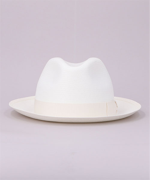 FINE MIDDLE BRIM 140338 WHITE x BLACK 58