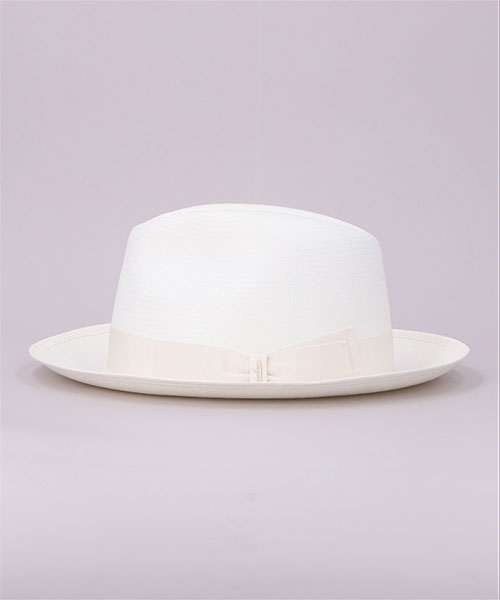 FINE MIDDLE BRIM 140338 WHITE x BLACK 58