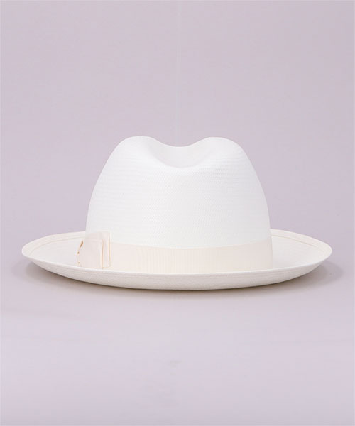 FINE MIDDLE BRIM 140338 WHITE x BLACK 58