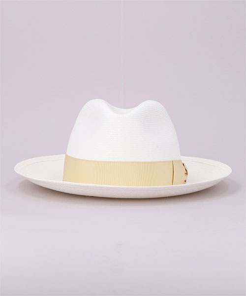 FINE WIDE BRIM 140340 WHITE x BEIGE 58