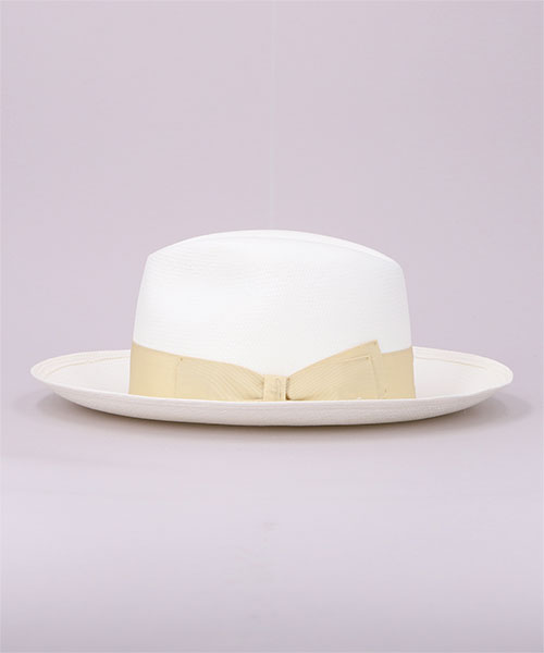 FINE WIDE BRIM 140340 WHITE x BEIGE 58