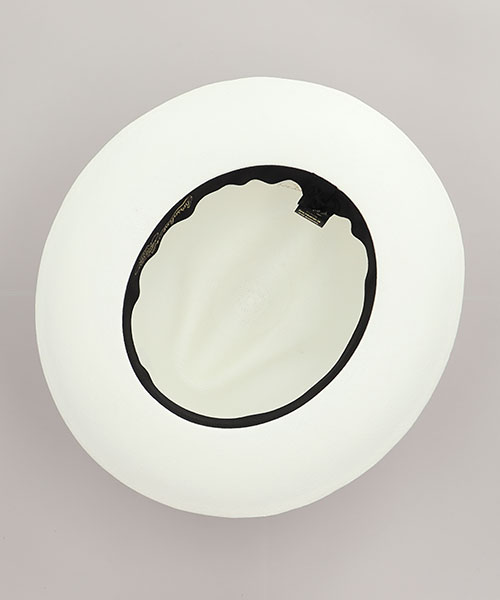 FINE WIDE BRIM 140340 WHITE x BEIGE 58