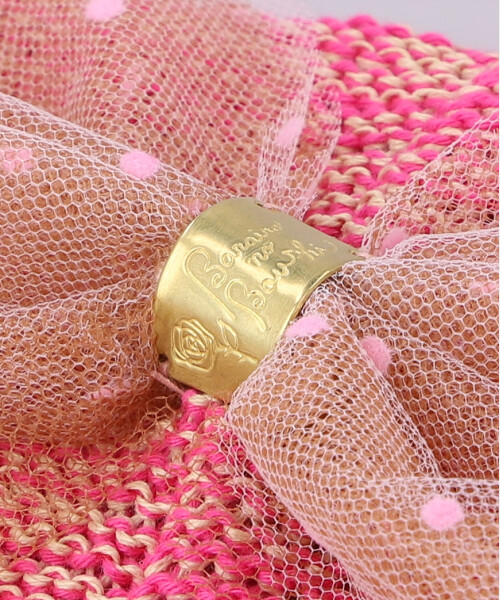 キャットニット帽 PINK ONESIZE