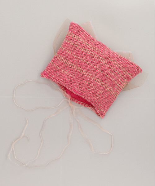 キャットニット帽 PINK ONESIZE