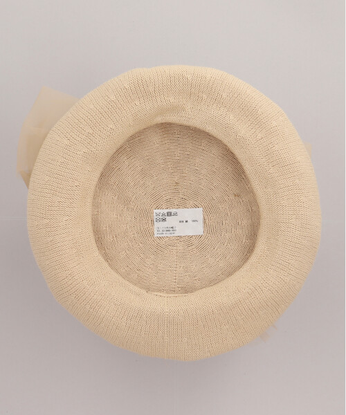 フワフワリボンベレー(ONESIZE BEIGE): ベレー｜帽子通販｜CA4LA