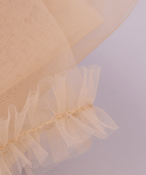 フワフワリボンベレー BEIGE ONESIZE