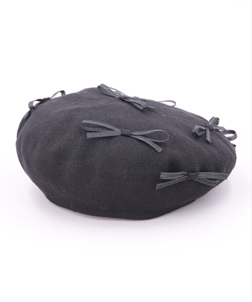CA ペーパー飾りベレー BLACK ONESIZE