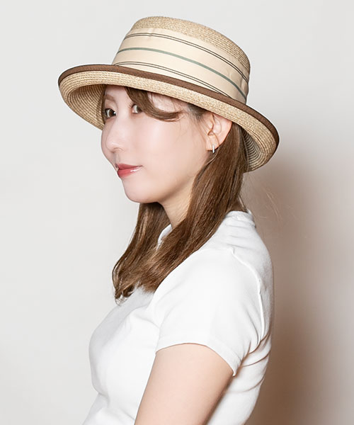 モデル頭囲：56cm 着用サイズ：ONESIZE